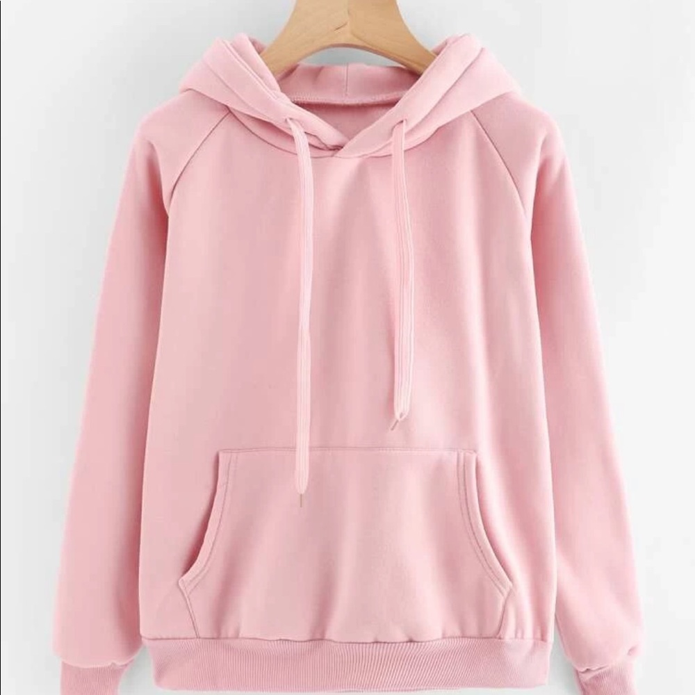 Pink hoodie